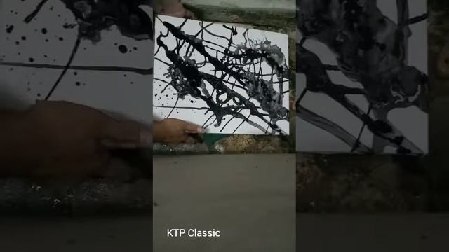 Pouring paint?2 ( สีอะครีลิคและสีสเปรย์ บนผ้าใบ ) смотреть онлайн