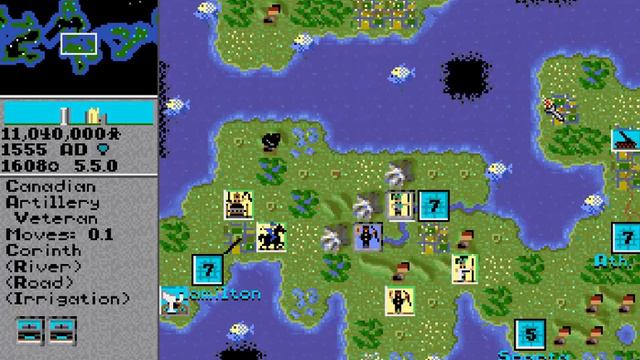 Civilization 1 Walkthrough - Chief of Canada - Part 12 смотреть онлайн