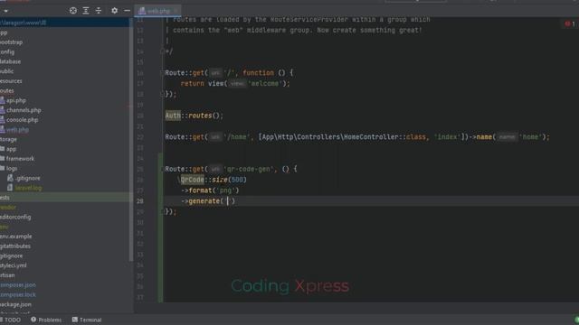 Laravel 8 QR Code Generate | Laravel Tutorial | Coding Xpress смотреть онлайн