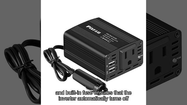 150W Power Inverter 12V DC To 110V AC Car Plug Adapter Outlet Converter