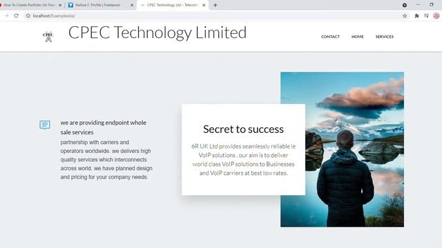 Web design in WordPress/ Example site смотреть онлайн