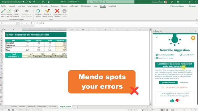 Discover Mendo, the first virtual coach fully integrated within Excel ! смотреть онлайн