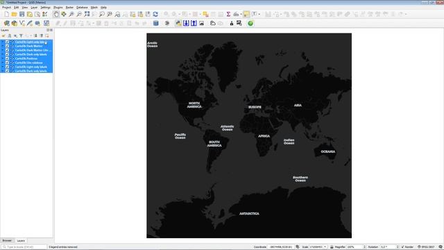 How to add XYZ Tiles with two ways #QGIS смотреть онлайн