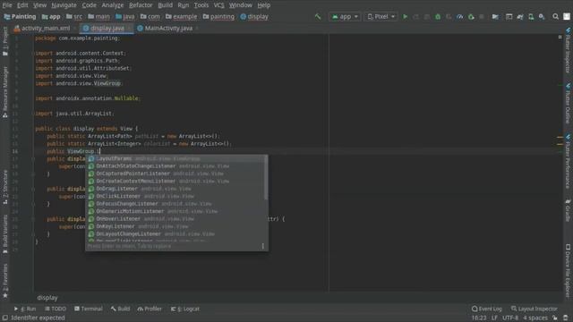 How to make a Painting app in Android studio. смотреть онлайн