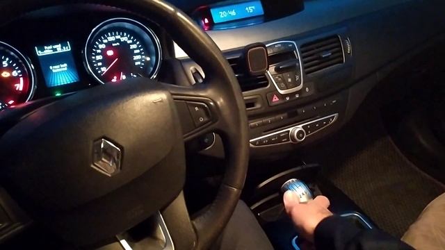 Включение парктроников при включении ЗХ Рено Лагуна 3. смотреть онлайн