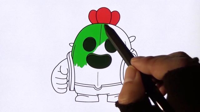 How to Draw Spike | Brawl Stars смотреть онлайн