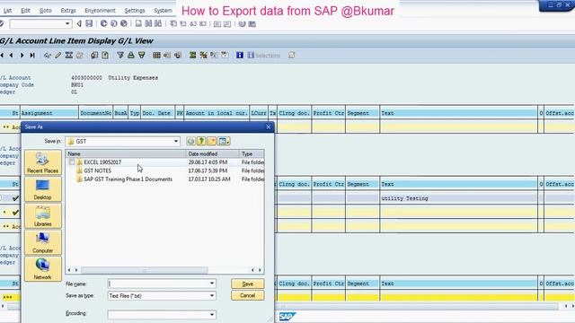 How to Export data from SAP смотреть онлайн