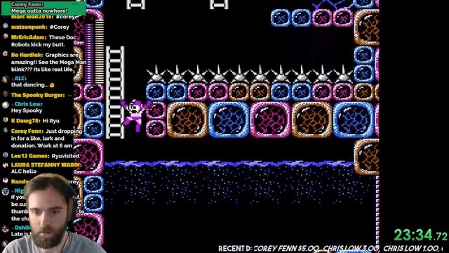 Mega Man 3 Speedrun in 44:31 (NES) смотреть онлайн