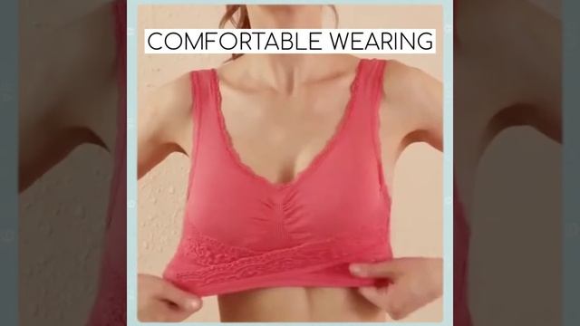 Wireless Crossed Lace Bra_vid2 смотреть онлайн