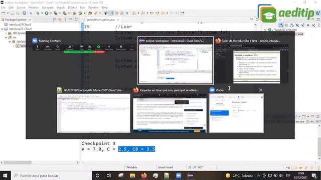 Taller de Introducción a Java 2021 | Sesión 1 смотреть онлайн