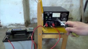 Зарядка необслуживаемого аккумулятора / Charging a maintenance-free battery