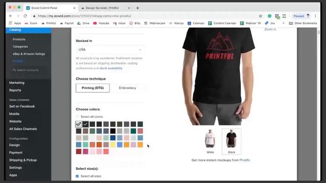 How to Connect Ecwid to Printful ft. Daniella.io - Webinar 2019 смотреть онлайн
