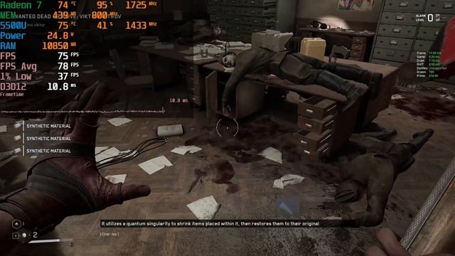 Atomic Heart | Ryzen 5 5500U Radeon 7 Graphics 16GB DUAL CHANNEL RAM Performance AMD смотреть онлайн