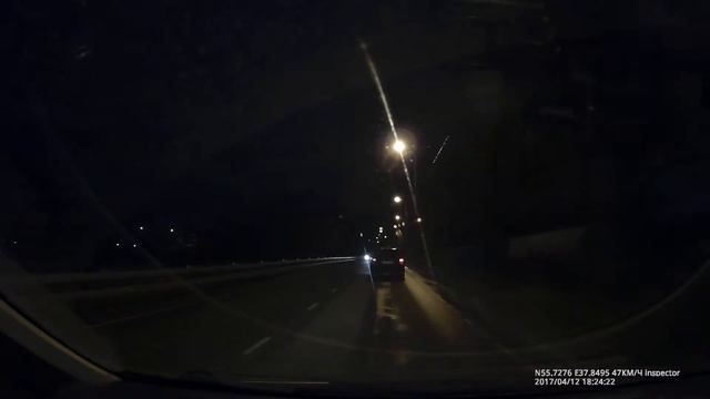 INSPECTOR TYPHOON с GPS Ночь не освещенный участок 1920x1080 45 к/с смотреть онлайн