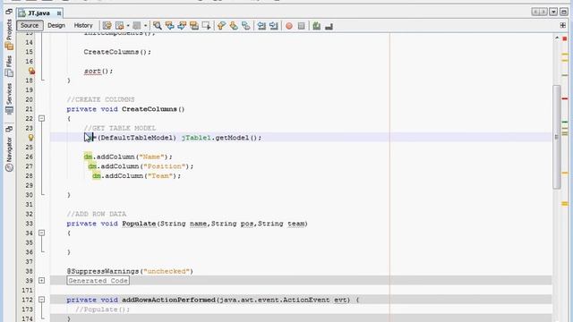 Java JTable - Sort Using Column Headers смотреть онлайн