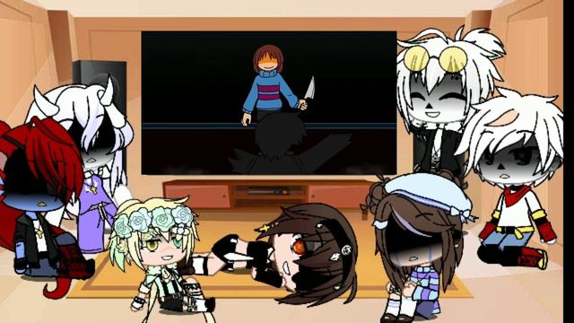 Реакция Undertale на клип/меме[с сюжетом]/моя ау/ 3 часть~ смотреть онлайн
