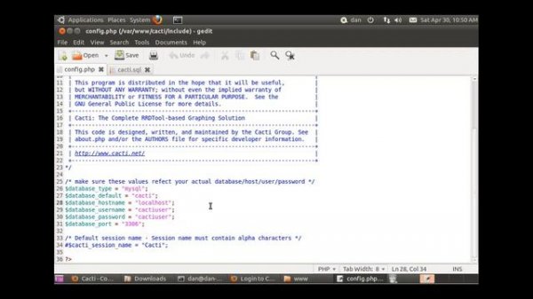 How to manually install Cacti in Ubuntu - Part 3