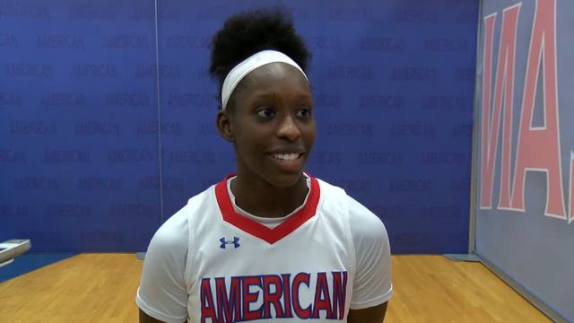 @AU_WBasketball Postgame Interview with Indeya Sanders vs. George Mason (11/14/2018) смотреть онлайн