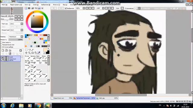 Speedpaint Sally Face ( Cute Sally And Larry):3
