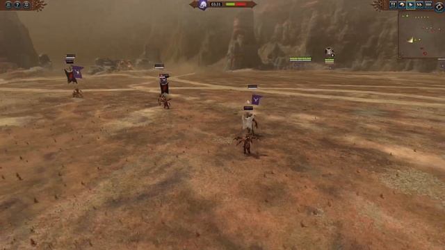 Воплощение стихии зверей Vs Горгон: Total War Warhammer 3. Immortal Empires. тесты юнитов V 4.1.2