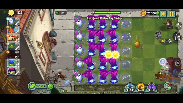 [Plants vs Zombies 2] Epic Quest: Modern Day Dustup! (Level 1 Plants) смотреть онлайн