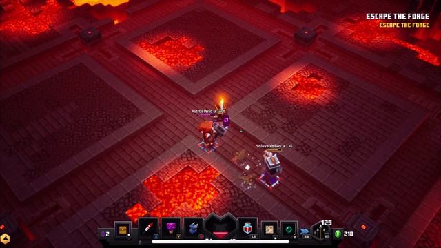 Minecraft Dungeons-Defeating The RedStone Monstrosity Boss!! смотреть онлайн