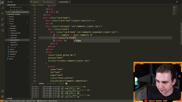 Python Blog Tutorial #4 - Adding And Deleting Comments смотреть онлайн
