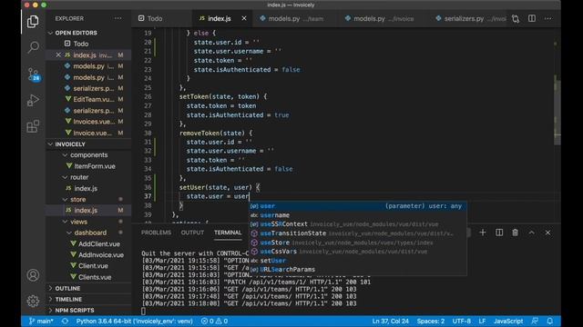 Invoice Web App - Django and Vue Tutorial Part 7 - Django Rest Framework and Vue CLI смотреть онлайн