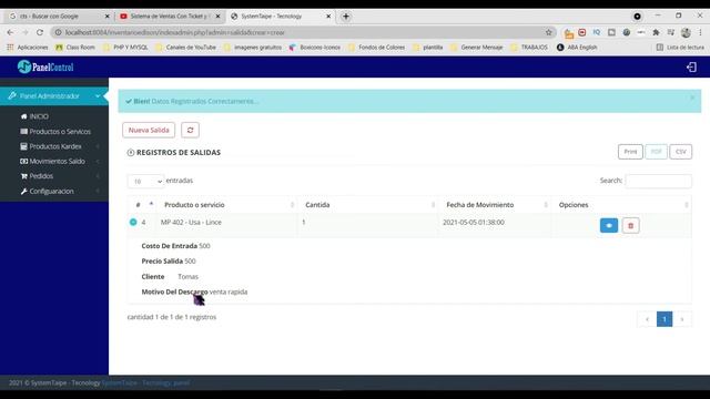 Sistema de Control de Ventas con Reportes en PHP Y MYSQL | Patron MVC 2021 смотреть онлайн