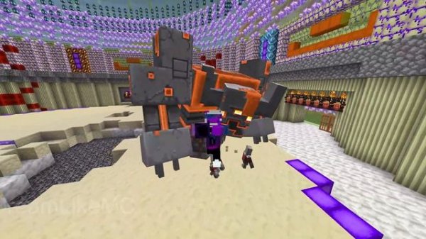 L_Ender 's Cataclysm vs Crude Redstone Monstrosity, Reanimated Temple, Redstone Monstrosity