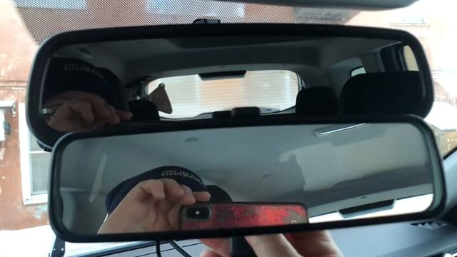 Рено Дастер 2021. Зеркало заднего вида с монитором. смотреть онлайн