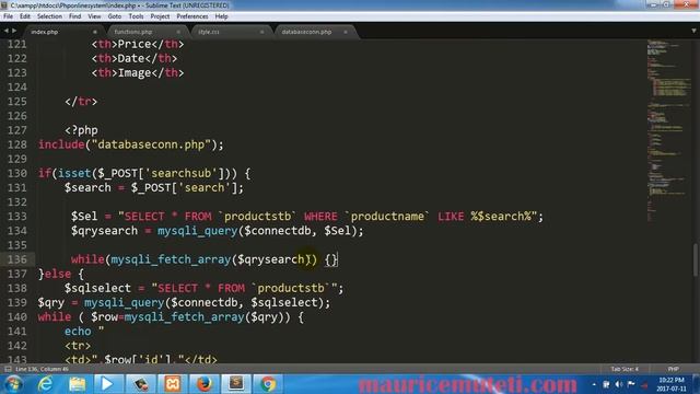 PHP And MySQL CRUD (Insert,Update,Delete) Tutorial - PART 15 SEARCHING DATA FROM DATABBASE смотреть онлайн
