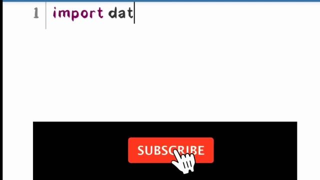 Printing Today's Date || Simple Python Project || Only of 3 code lines смотреть онлайн