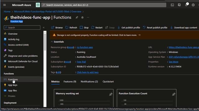 How to Create Function App in Microsoft Azure | Azure Functions | theITvideos смотреть онлайн