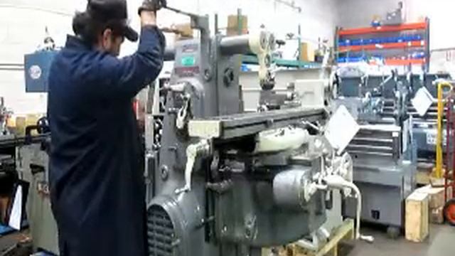 Used K&T 2H Universal Horizontal Mill, Low Hour Machine! смотреть онлайн