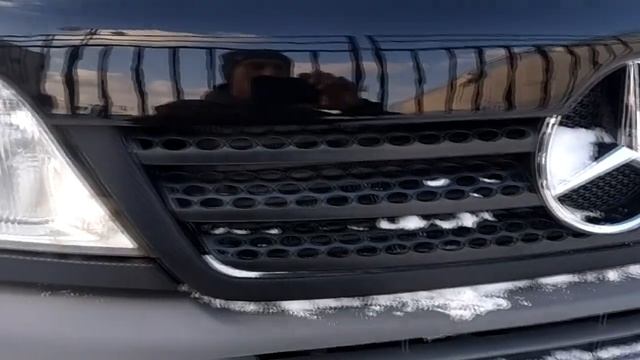 Восстановление Sprinter 316cdi - Новая морда, передок. Бампер, решетка, фары, молдинги, дефлектор! смотреть онлайн