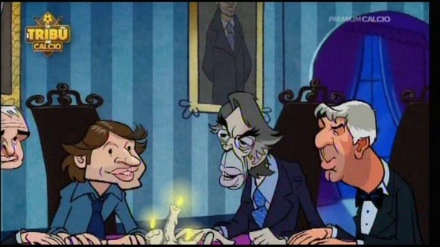 Cartoons Calcio- Moratti Le Tenta Tutte