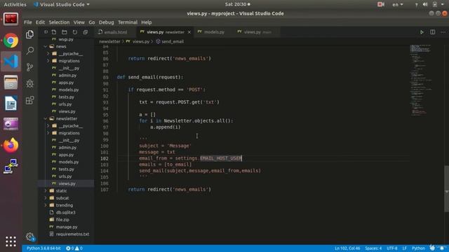 Test Group Send | Python and Django смотреть онлайн