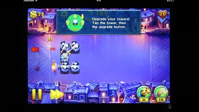 Fieldrunners 2 (iphone) на new Ipad 3 игровой процесс смотреть онлайн