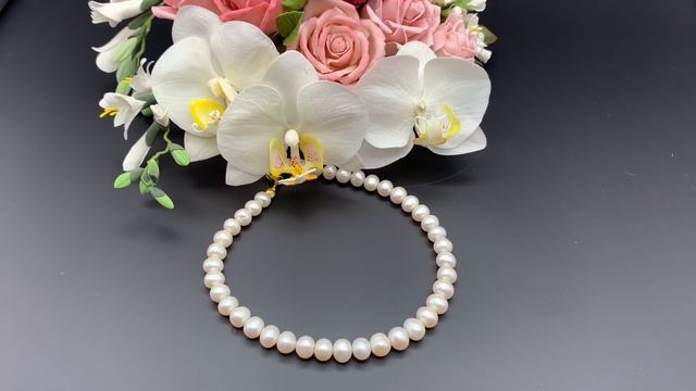 Украшения ручной работы. Белый жемчуг смотреть онлайн