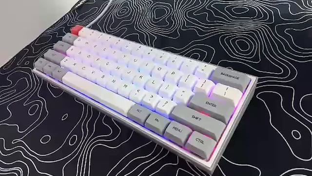 Akko Lavender purple sound test | Stock vs Lubed смотреть онлайн