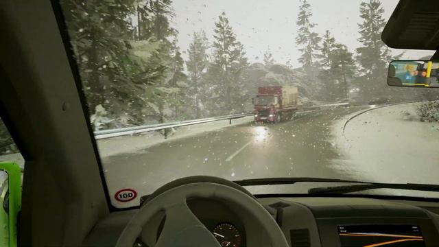 4K UltraHd | Mercedes Benz Sprinter | Fernbus Simulator | Logitech G29 #logitechg29 #4kgameplay