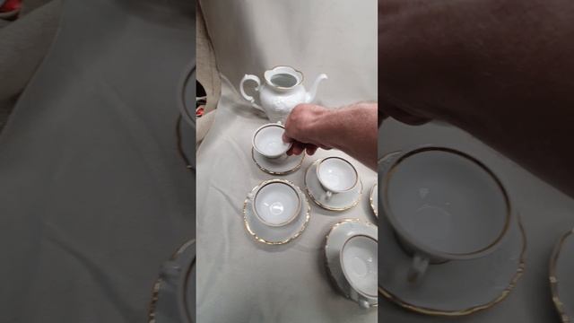 Кофейный сервиз клеймо "walbrzych made in poland" польша смотреть онлайн