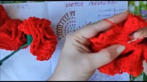 Мастер-класс «Гвоздика» (вязание крючком)