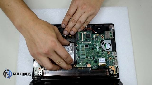 ASUS X102ba - Disassembly and cleaning смотреть онлайн