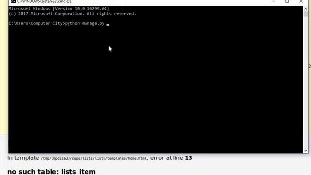 Django OperationalError solution || no such table смотреть онлайн