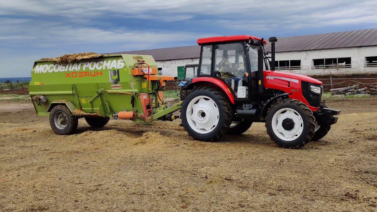Песня движка YTO! Трактор Х-904 не чувствует кормораздатчик Хозяин. смотреть онлайн