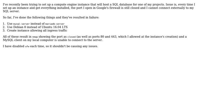DevOps & SysAdmins: How do you install MySQL on a Google Compute Engine server? смотреть онлайн