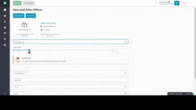 Render After Effects project using web-interface смотреть онлайн