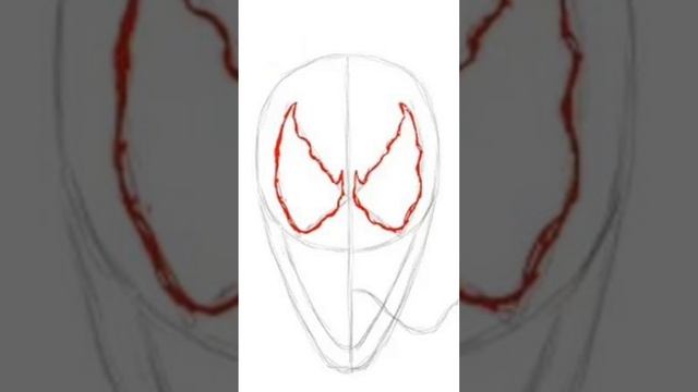 как правильно нарисовать голову венома смотреть онлайн